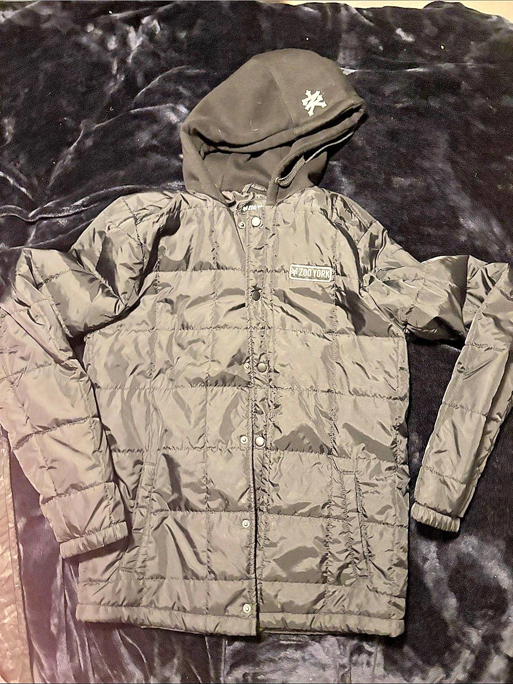 Zoo York Men’s Puffer Jacket Black Small Like New